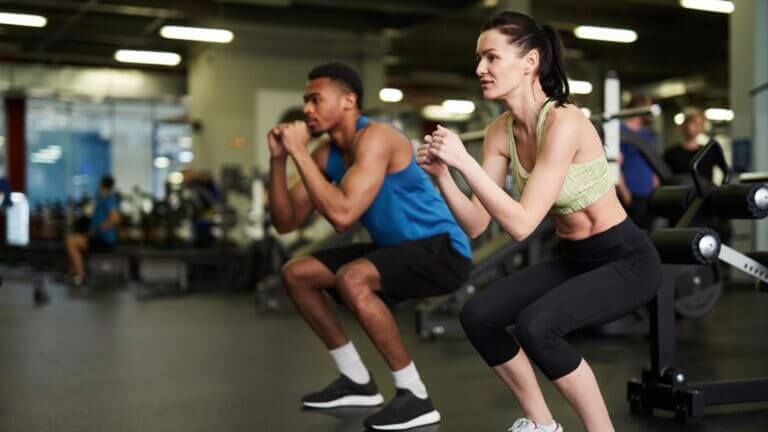 Functional Training Class Working Out
