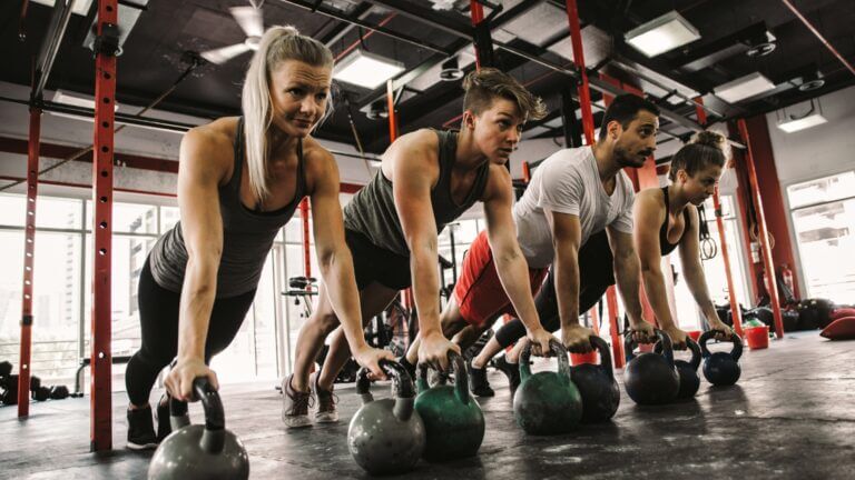 Training Class Working Out